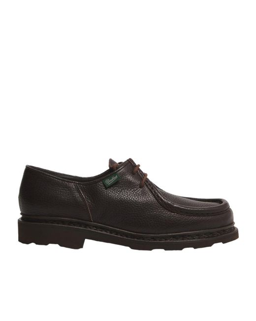 Paraboot Black Michael Derby Shoes
