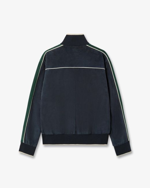 Casablanca Blue Suede Track Jacket for men