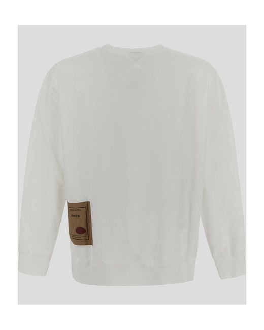 C P Company Gray Long-Sleeved Sweater for men