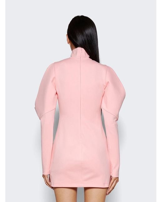 Area Pink Crystal-Embellished Minidress