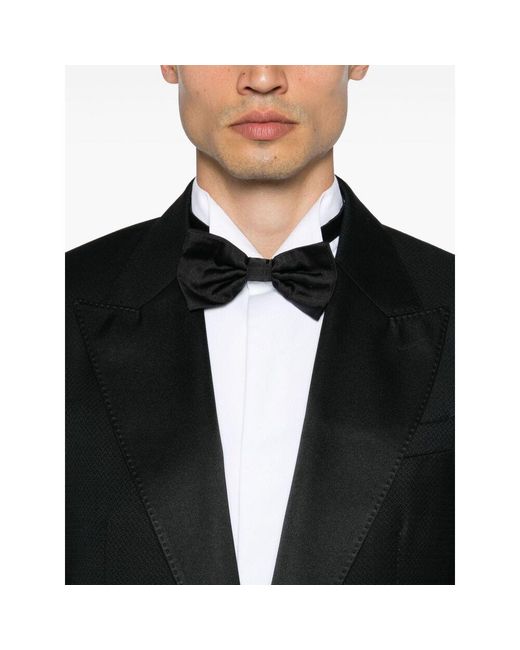 Dolce & Gabbana Black Single-Breasted Tuxedo Suit for men