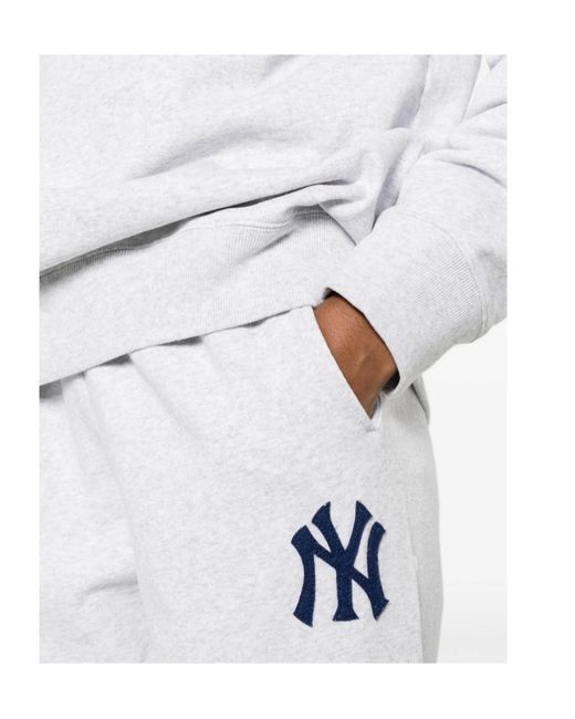Sporty & Rich White Logo Sweatpants