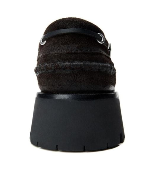 Alexander Wang Black Carson Boat Loafers