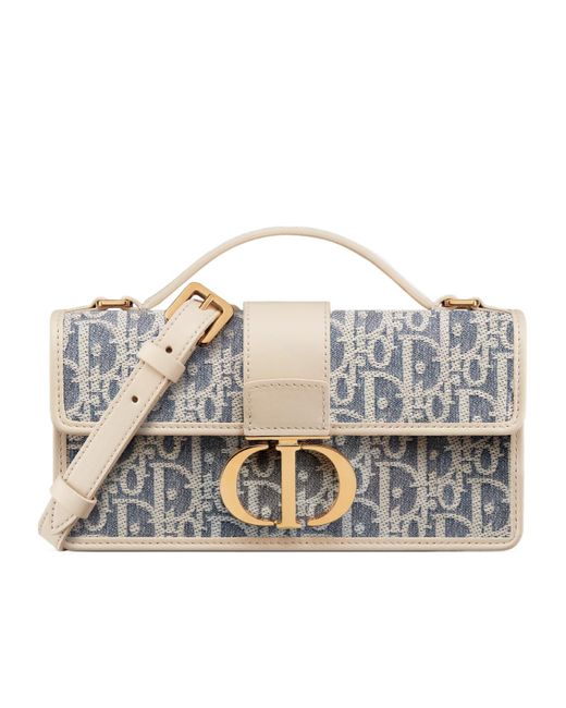 Dior Miss Montaigne Mini Chain Shoulder Bag in Metallic | Lyst