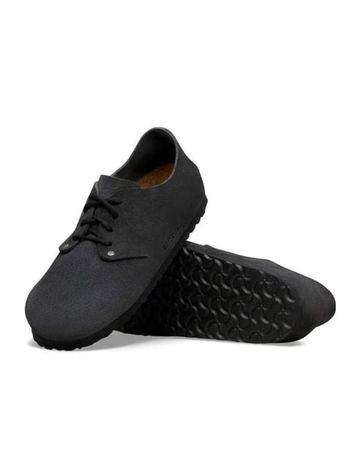 Birkenstock Black Maine Lace-Up Shoes for men