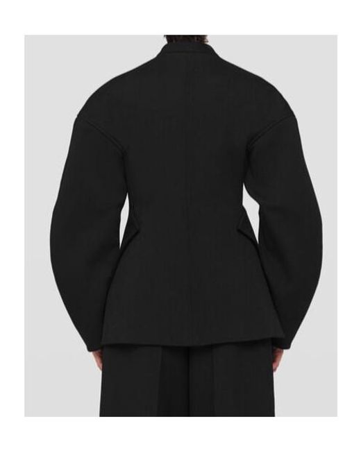 Jil Sander Black Oversize Sleeved Jacket