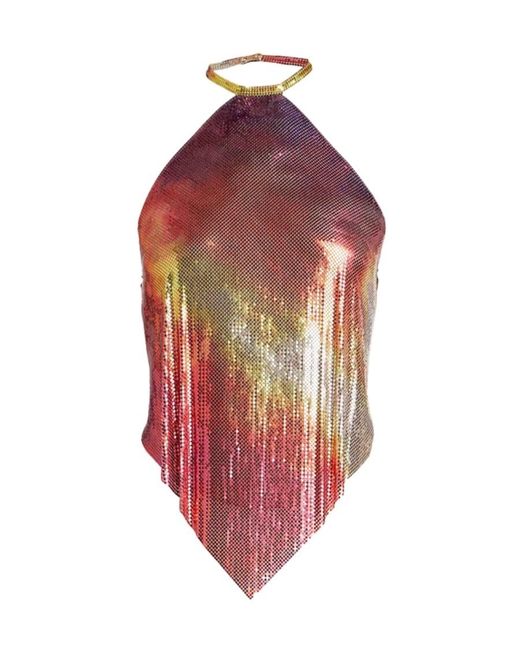 Rabanne Red Bare-Back Sling