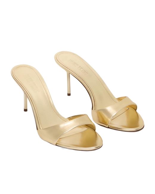 Paris Texas Natural Lidia Stiletto Heel Mules