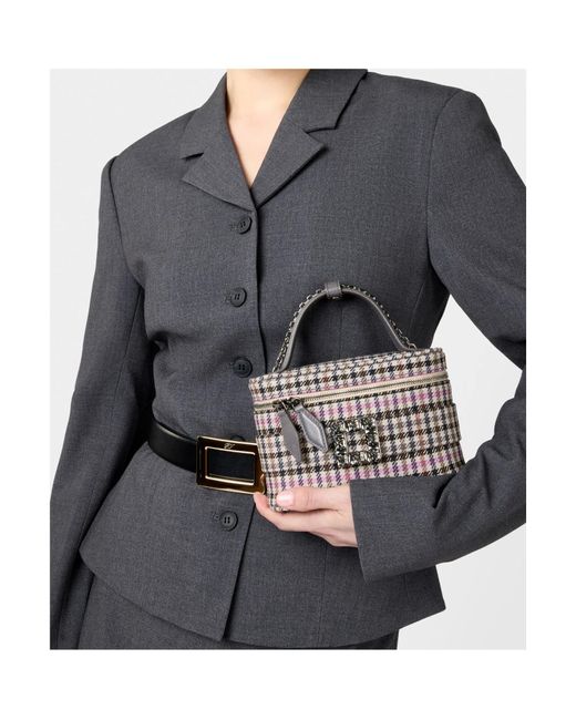 Roger Vivier Women's Vanity Très Vivier Micro Bag totes