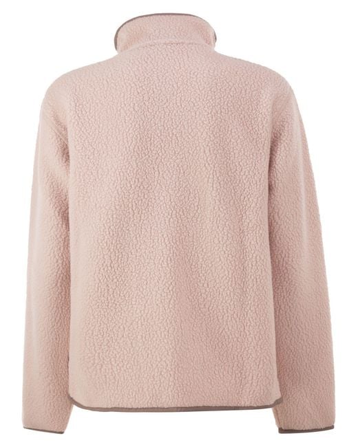 Patagonia Pink Zip-Up Fleece Jacket