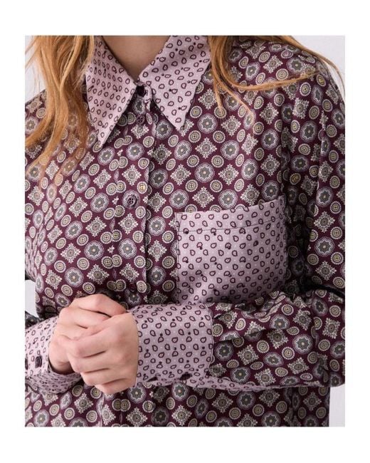 Liu Jo Multicolor Printed Twill Shirt