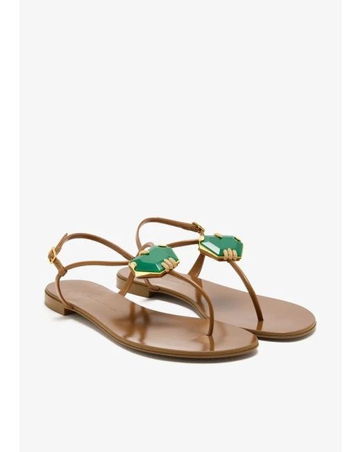 Giuseppe Zanotti Brown Patrice Sandals