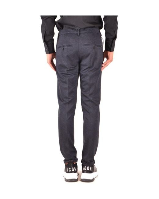 Dondup Blue Trousers for men