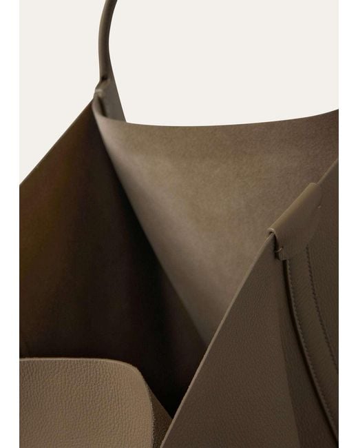 Loro Piana Brown Extra-Large Bale Hobo Bag