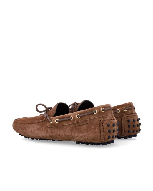 Tom Ford Brown Rod Driver Shoes for men