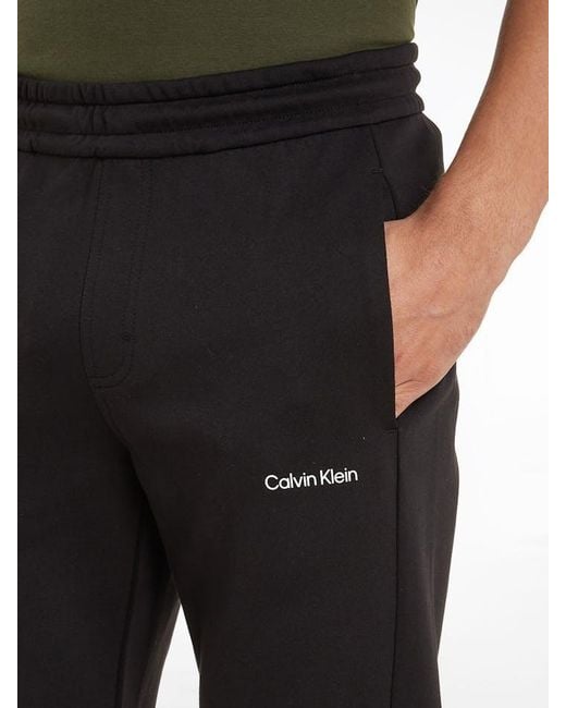 Calvin Klein Black Running Pants for men