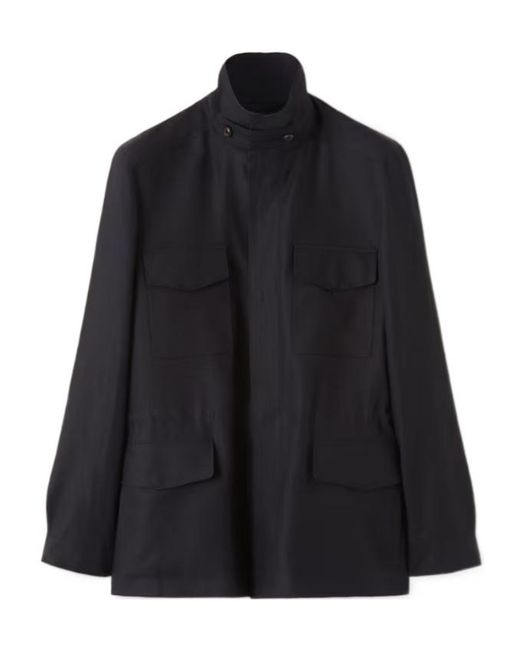 Loro Piana Black Traveller Field Jacket for men