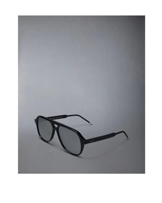 Thom Browne Multicolor Eyewear Pilot Frame Sunglasses for men