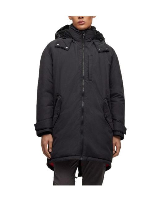 Boss Black Medium To Long Down Jacket for men