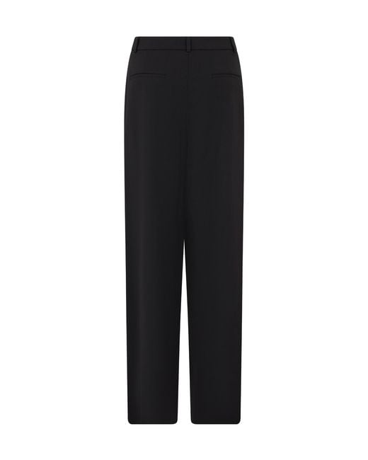 Peserico Black Pleated Pants