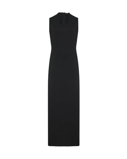 The Row Black Sleeveless Long Dress