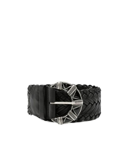 Ba&sh Black Pin-Buckle Belt