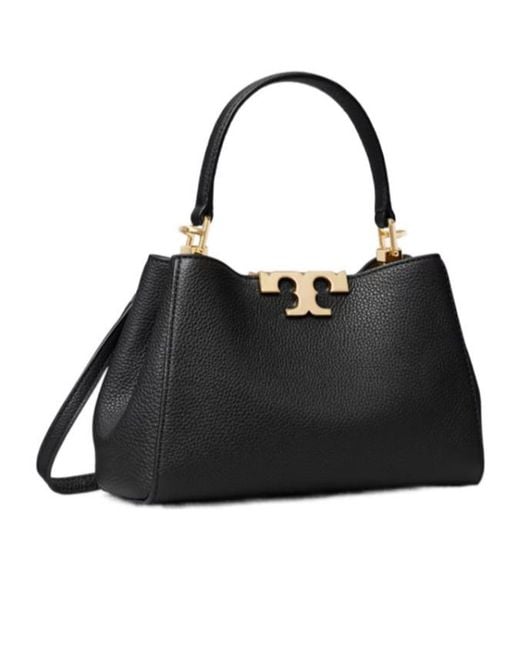 Tory Burch Black Mini Eleanor Soft Satchel