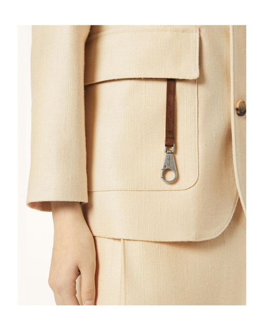 Loro Piana Natural Long-Sleeved Casual Jacket