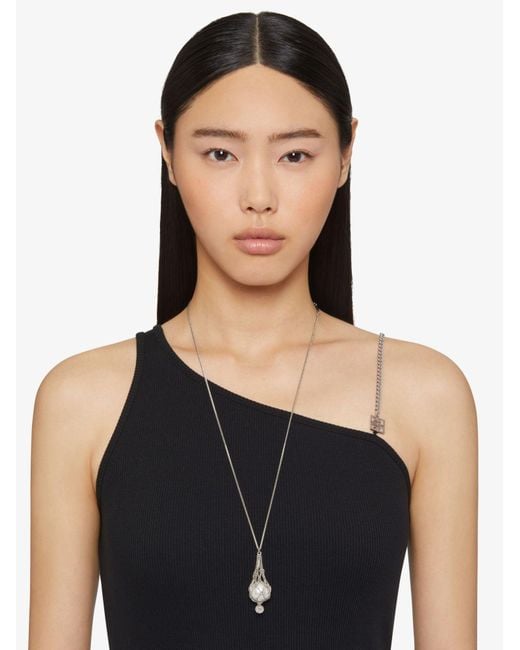 Givenchy White Pearling Necklace