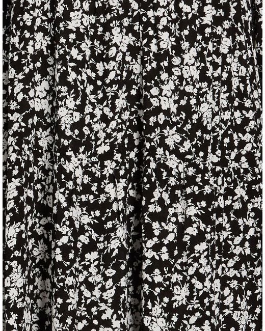 Ganni Gray Floral Pattern Dress