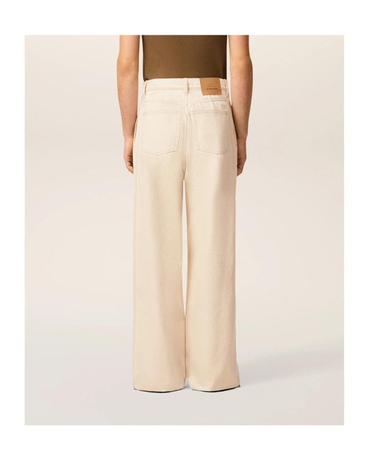AMI Natural Jeans With Belt Loops for men