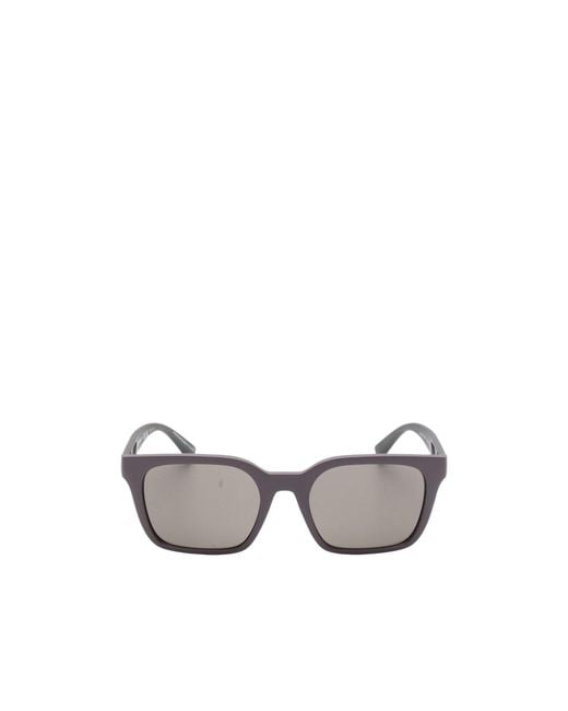 Emporio Armani White Square-Frame Sunglasses for men