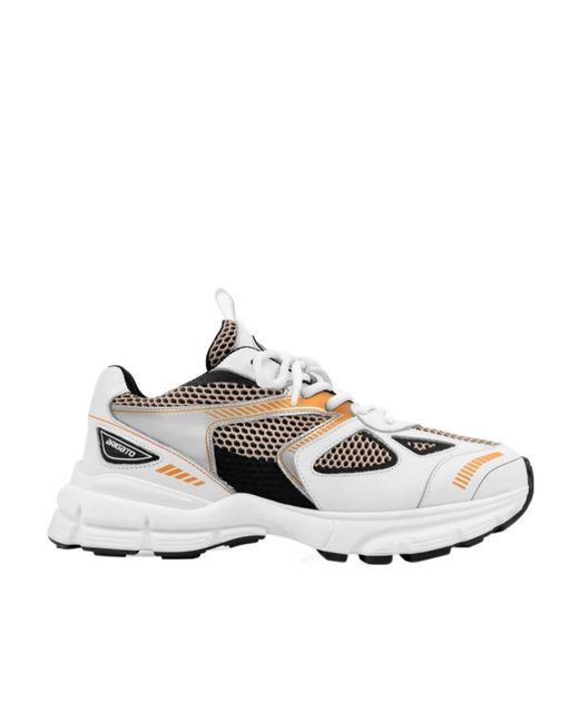 Axel Arigato White Marathon Leather And Mesh Trainers