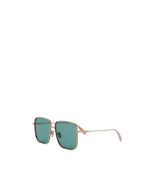 BVLGARI Green Bulgari Square Frame Sunglasses for men