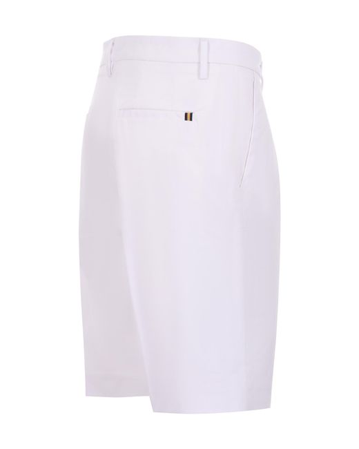 K-Way Purple Knee-Length Straight Hem Shorts for men