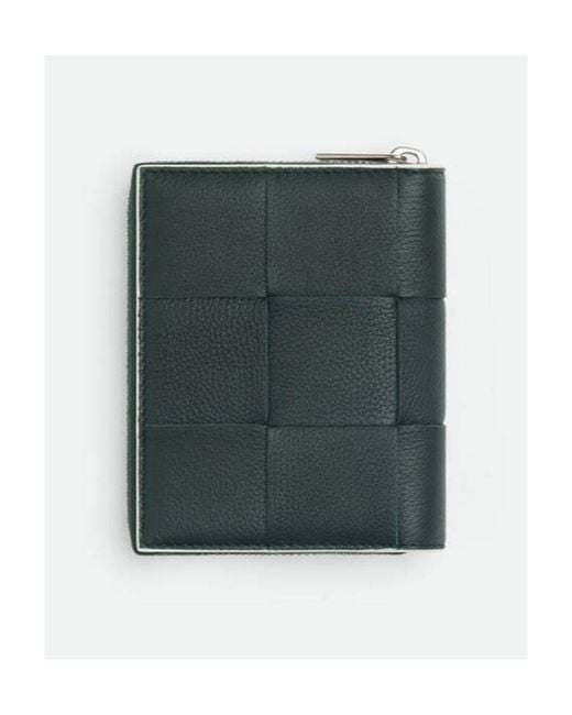 Bottega Veneta Green Box Zipper Wallet for men