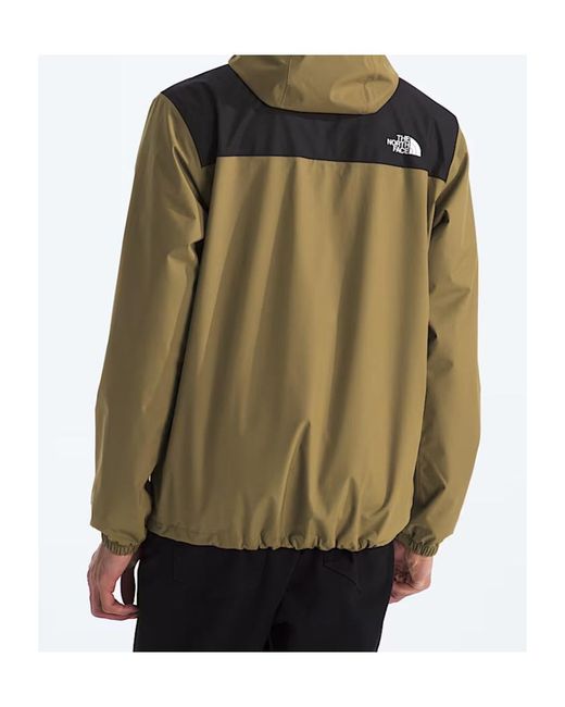 The North Face Green Antora Logo Hooded Jacket for men