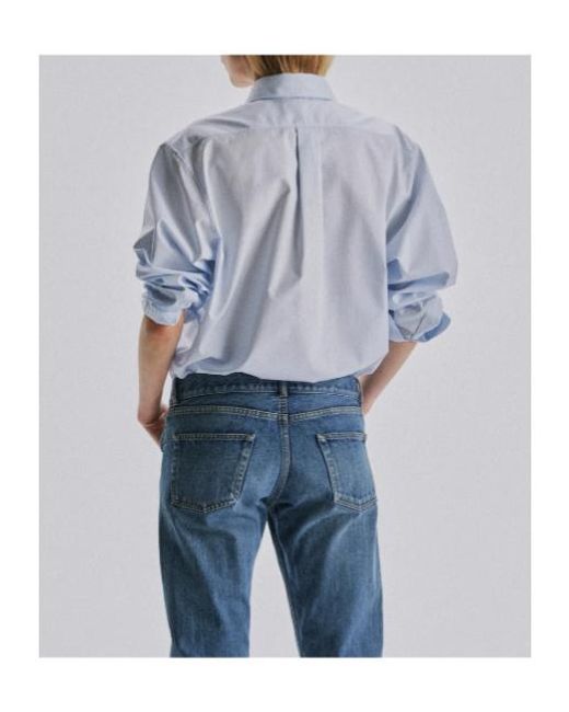 The Row Blue Elva Shirt
