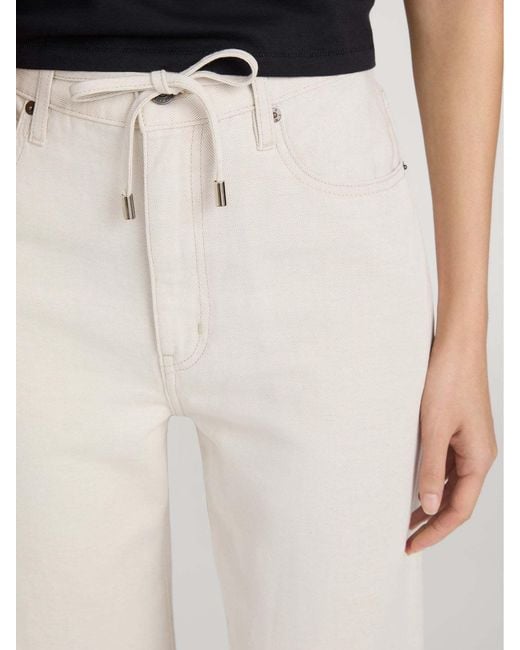 FRAME White Off Duty Drawstring Jeans
