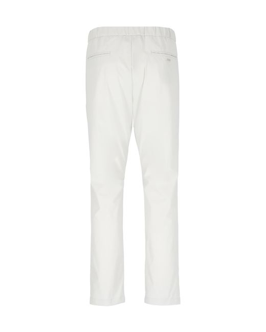 Herno White Pantaloni Laminar Trousers for men