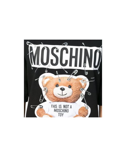Moschino Black Printed Dress
