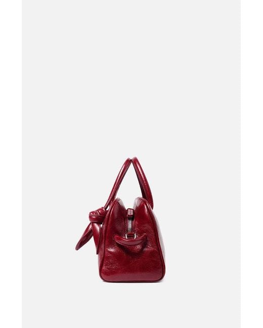Jacquemus Red The Turismo Small Bowling Bag