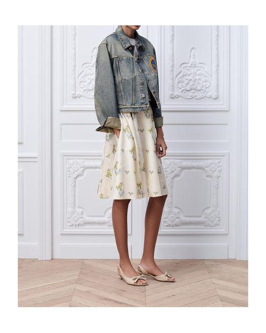 Dior Gray Médaillon Cropped Jacket