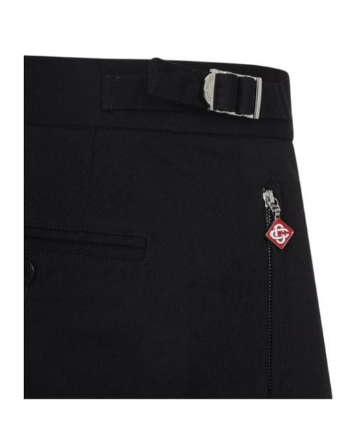 Casablanca Blue Zipper Pocket Slacks for men