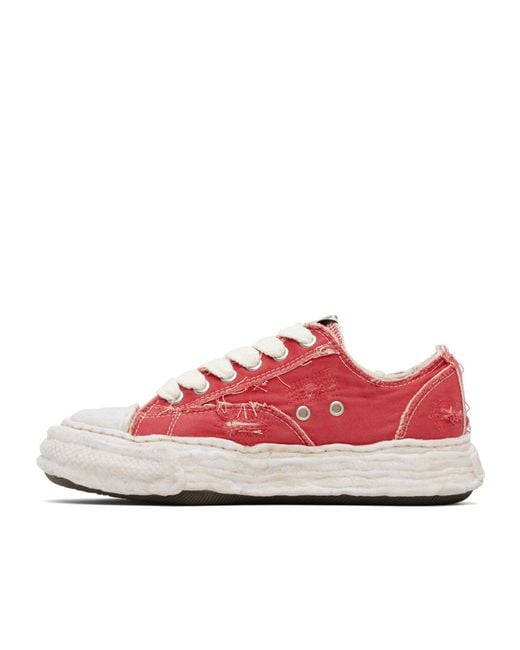 Maison Mihara Yasuhiro Pink Peterson23 Lace-Up Sneakers for men