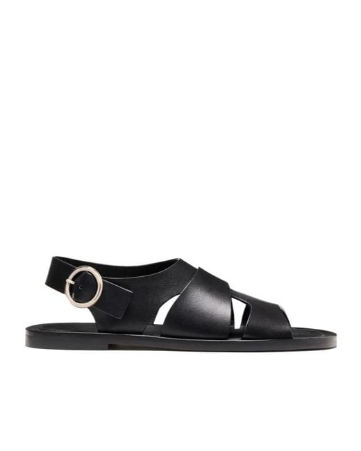 Proenza Schouler Black Capri Caged Sandals