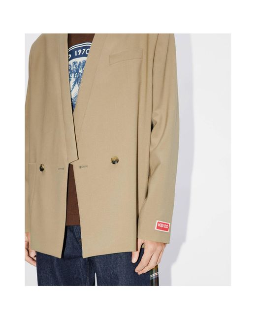 KENZO Natural Tailored Kimono Jacket for men