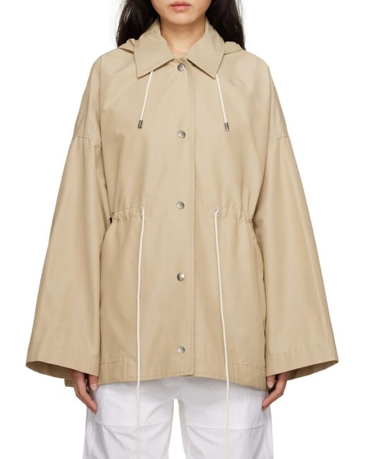 Totême Natural Hooded Drawstring Parka