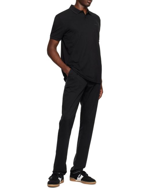 Boss Black Boss Short Sleeved Logo Printed Polo Shirt for men