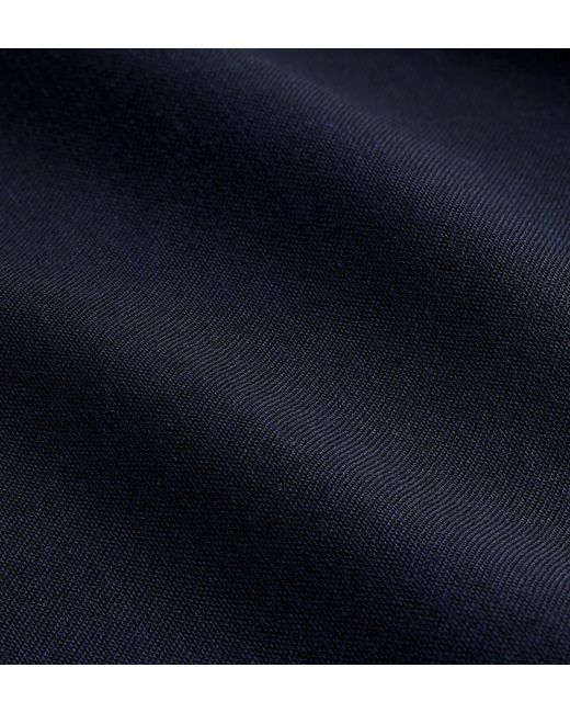 Dior Blue Long-Sleeved Suit Jacket Set for men